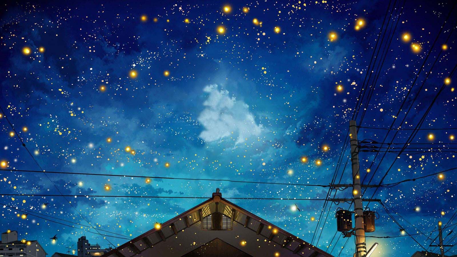 Hình ảnh anime đẹp về các thiên hà