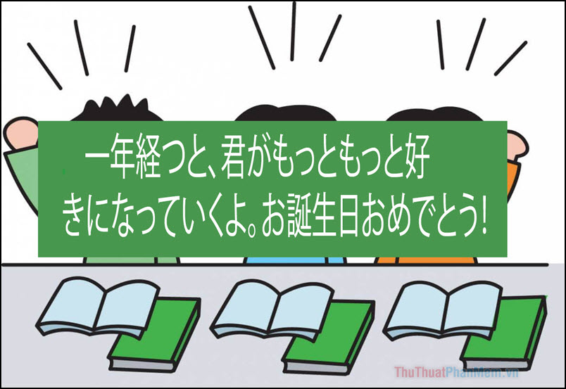 Chúc mừng sinh nhật tiếng Nhật hay và ý nghĩa