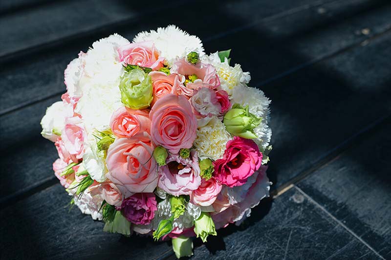 Hoa cưới cẩm chướng đẹp