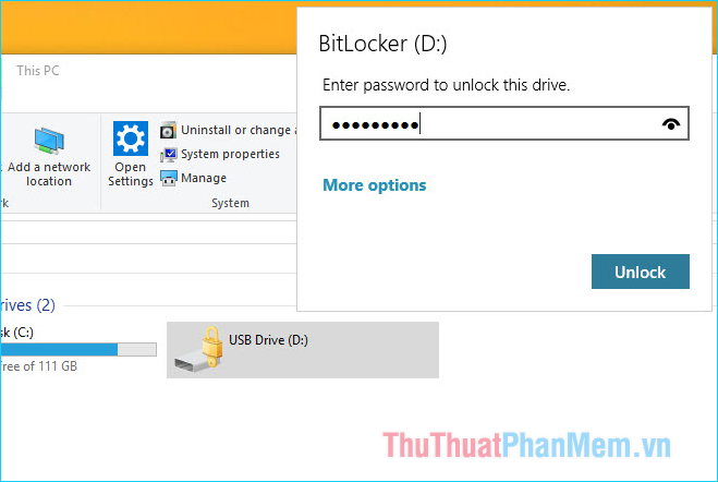 Cách đặt mật khẩu cho USB bằng Bitlocker