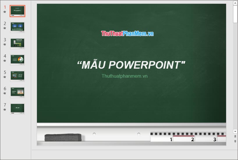 Nhấn vào ảnh để phóng to Mẫu PowerPoint đẹp cho giáo viên