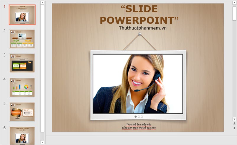 Nhấn vào ảnh để phóng to Mẫu PowerPoint thuyết trình độc đáo