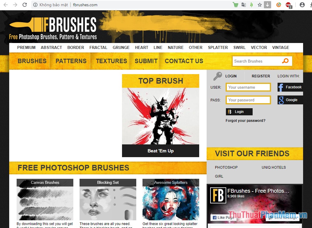 Brush Photoshop từ FBrushes