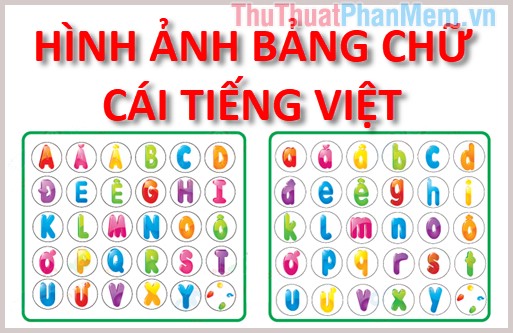 Hình ảnh bảng chữ cái Tiếng Việt