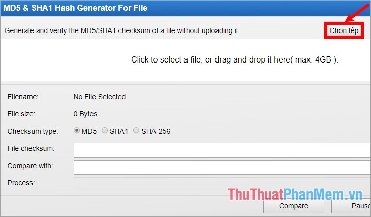 Cách check mã MD5 và SHA1 để kiểm tra tính toàn vẹn của file