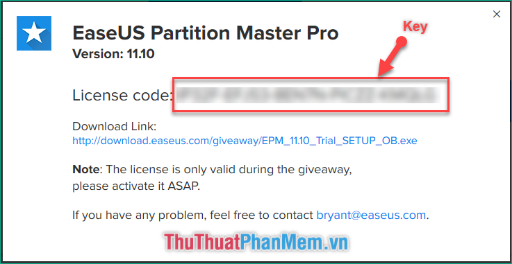 (Giveaway) Bản quyền miễn phí EaseUS Partition Master Professional Edition Phần mềm quản lý ổ cứng tốt nhất