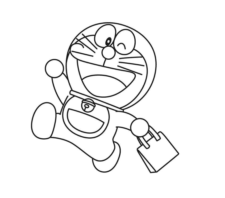 Doraemon trang màu