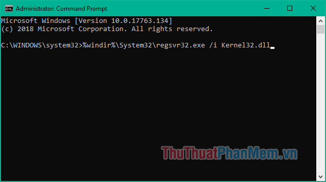Cách sửa lỗi kernel32.dll