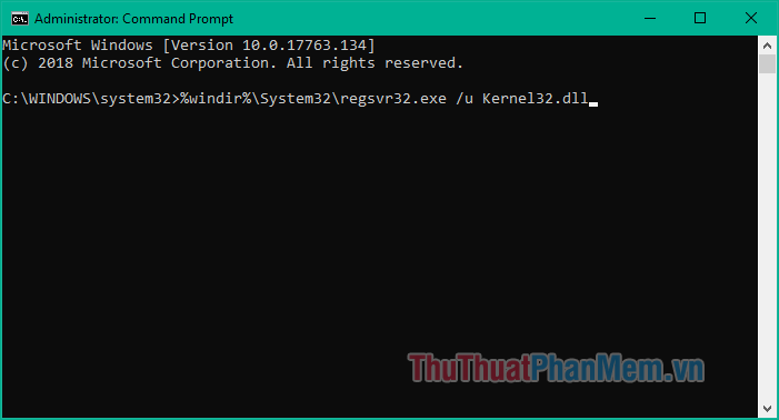 Xóa sổ đăng ký bị hỏng cho tệp Kernel32.dll.