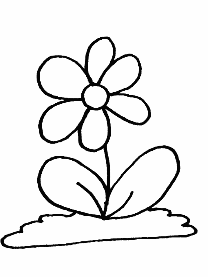 Beautiful flower tree coloring page