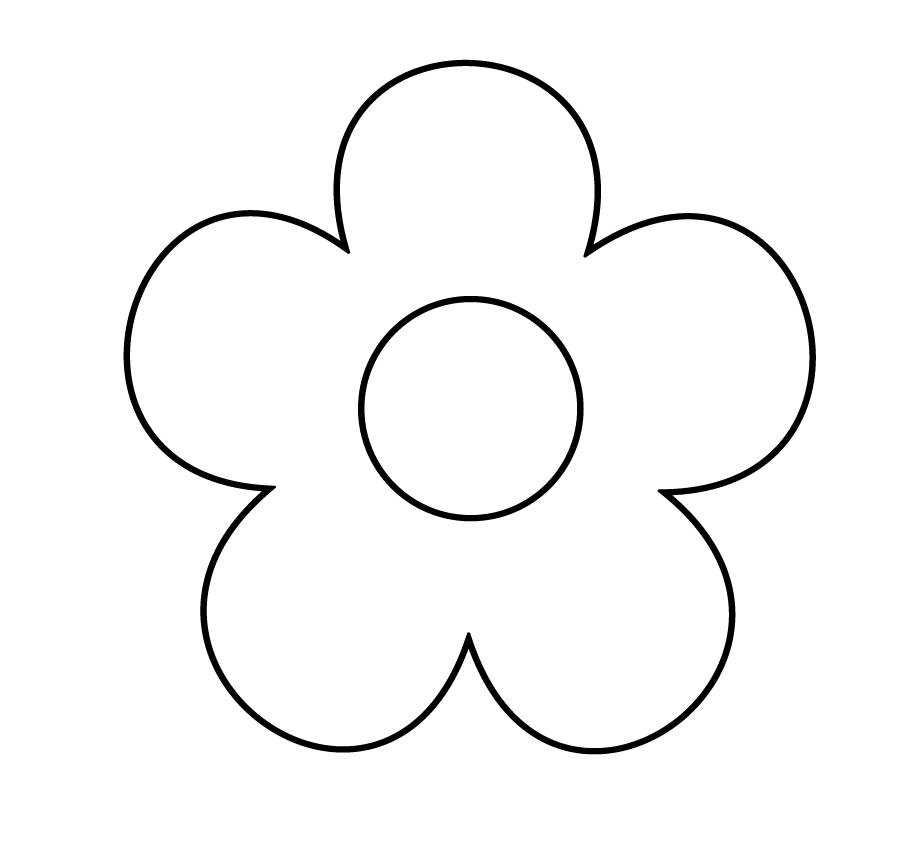 The most beautiful flower coloring page