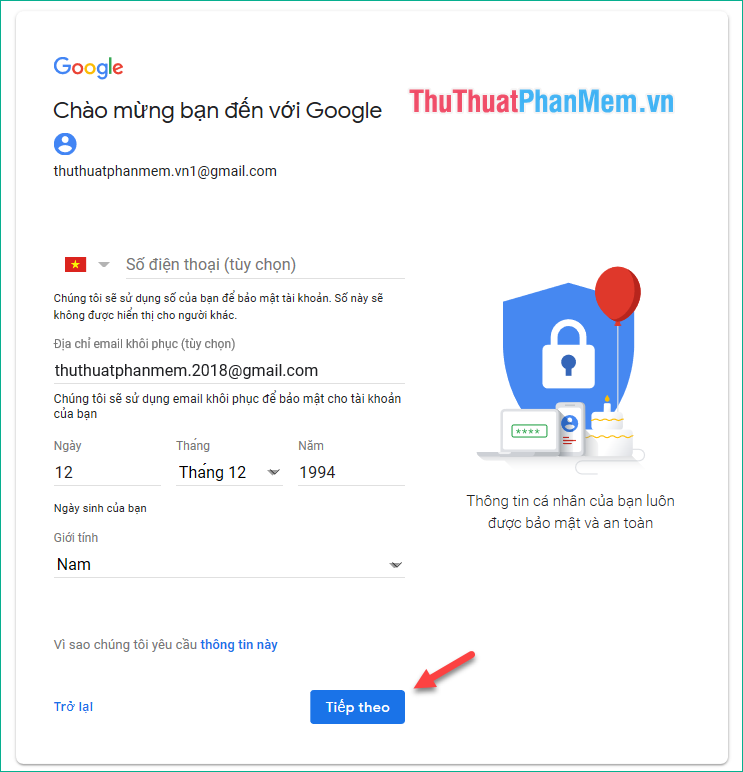 Cách đăng ký tài khoản Gmail mới nhất 2021