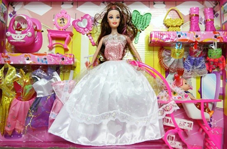 Đồ chơi búp bê Barbie áo cưới đẹp