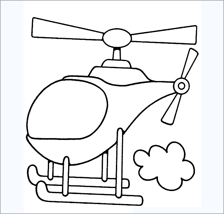 Hình ảnh máy bay trực thăng dễ thương