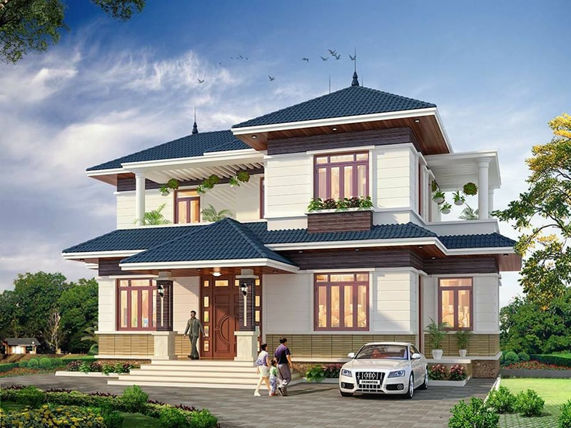 The most beautiful 2-storey villa model