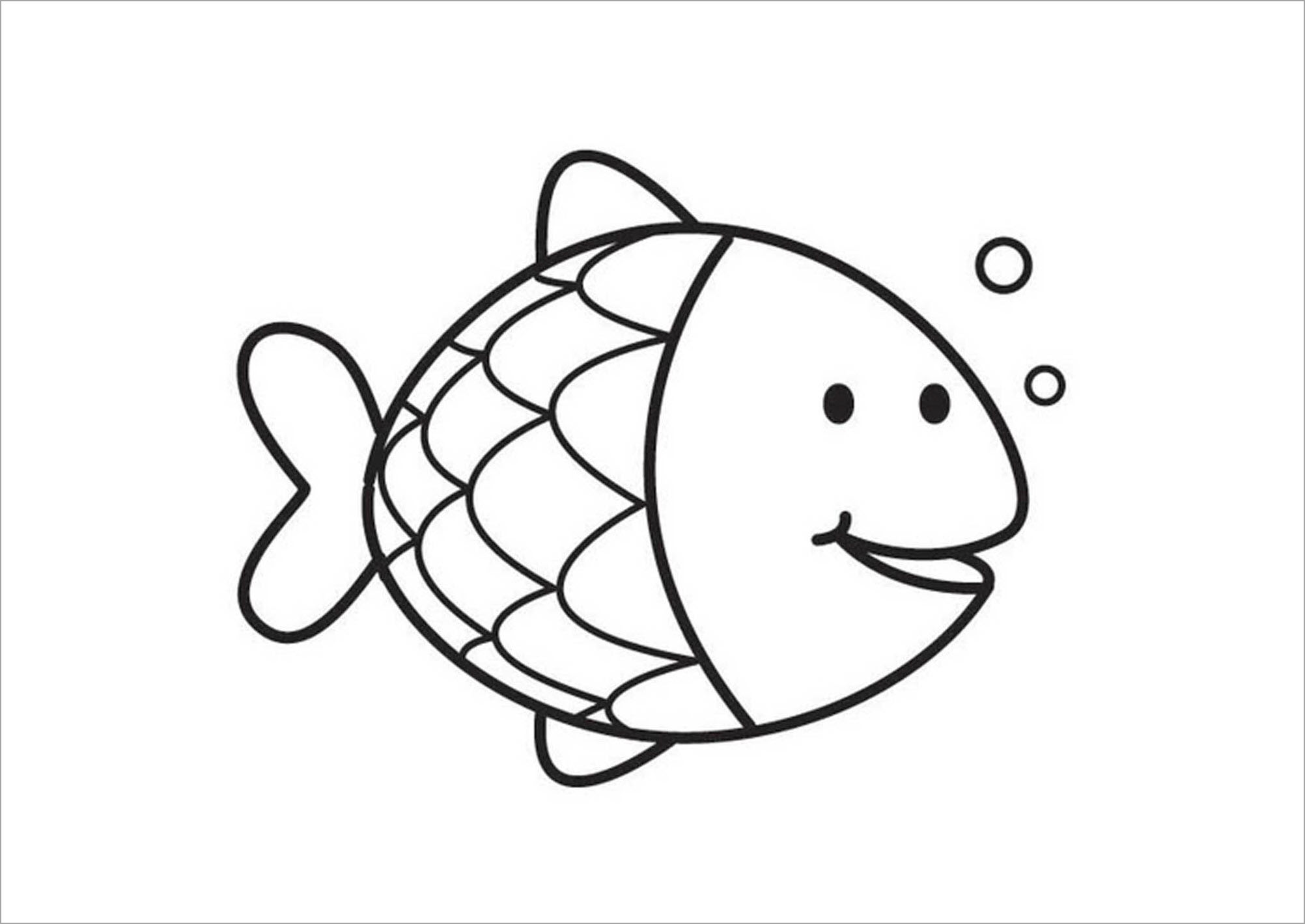 Hướng dẫn bé cách vẽ con cá dễ thương  Bé vui chơi giải trí  YouTube