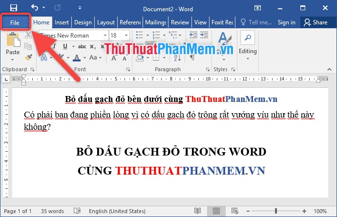 Vào File