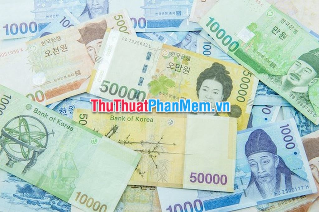 1000 won bằng bao nhiêu tiền Việt?