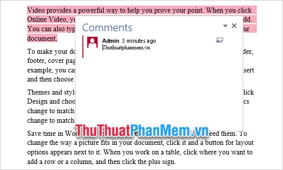 Hoàn thành các bước xóa một Comment