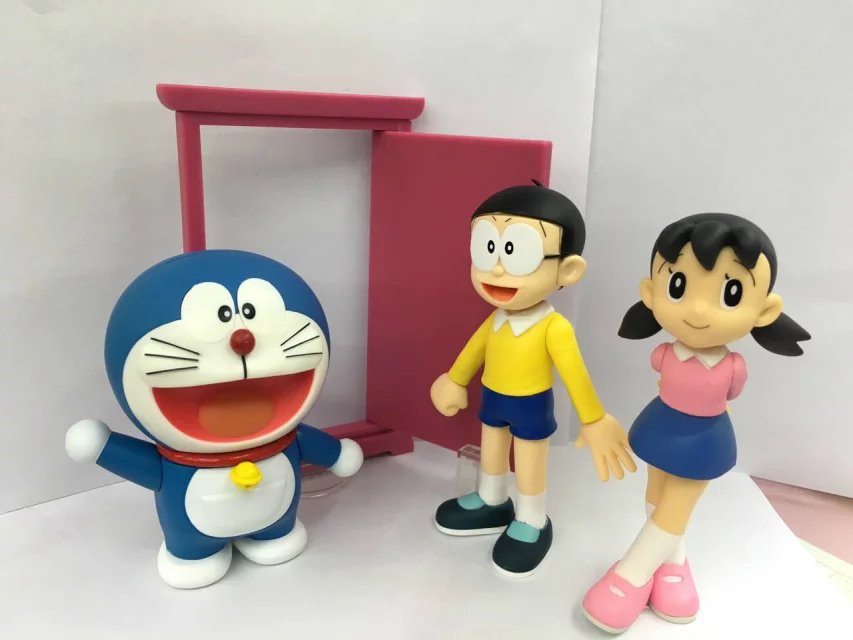 Hình ảnh bộ ba doremon xuka và nobita