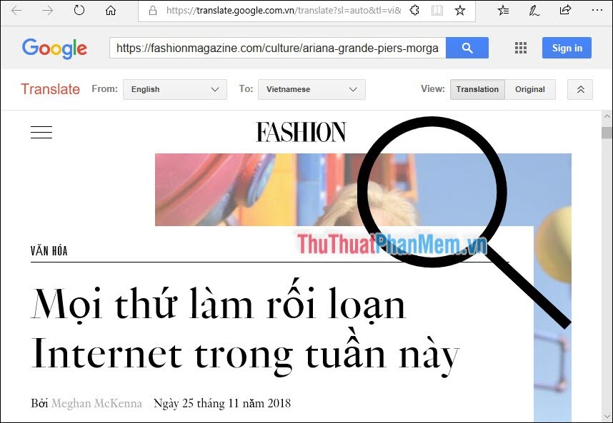 Cách dịch cả trang web sang tiếng Việt