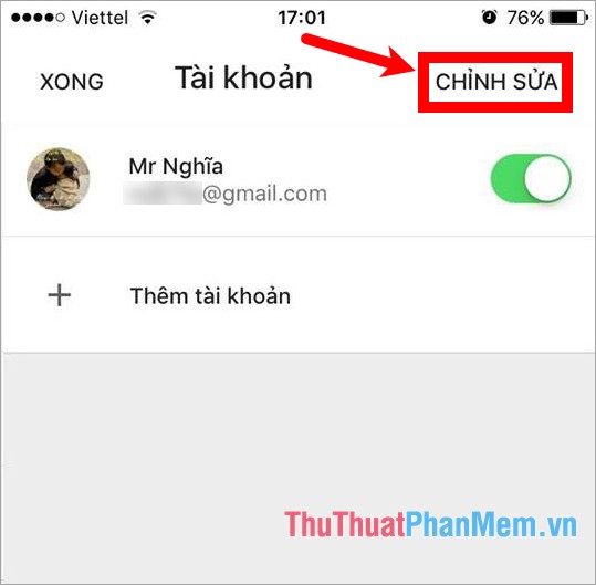 Cách đăng xuất Gmail trên điện thoại