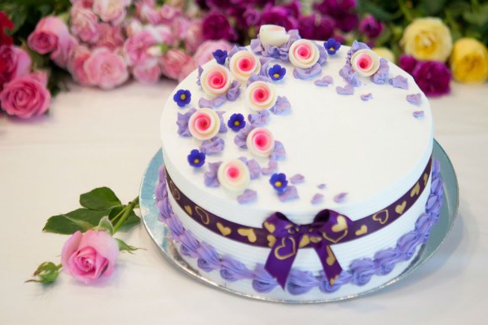 Tuyển chọn những hình ảnh bánh sinh nhật màu tím đẹp nhất