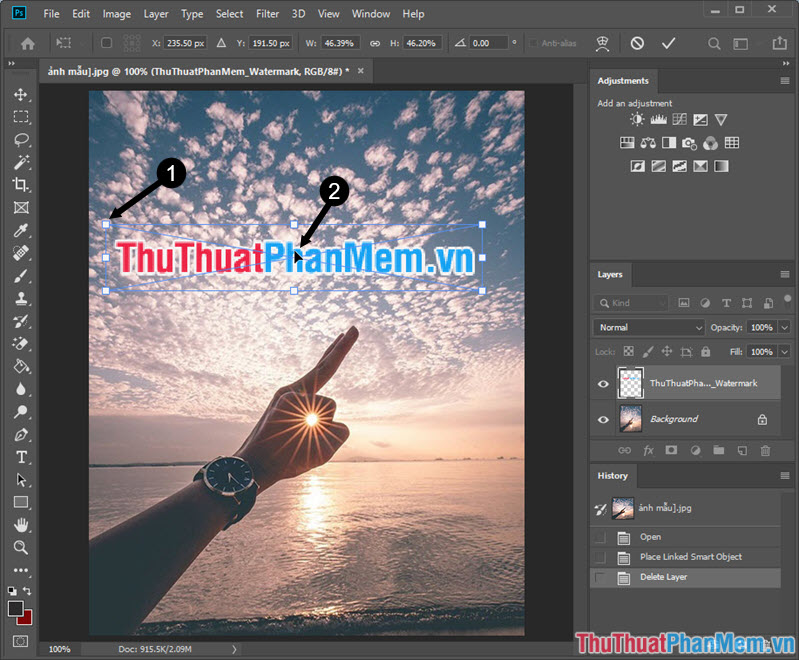 Cách ghép hình xăm bằng Photoshop nhanh nhất