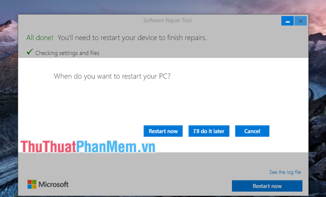Cách sửa lỗi Windows 10 bằng công cụ Software Repair Tool chính hãng từ Microsoft