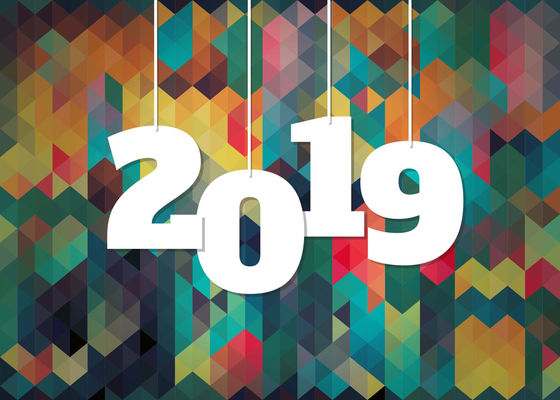Happy new year 2019 hd laptop wallpaper