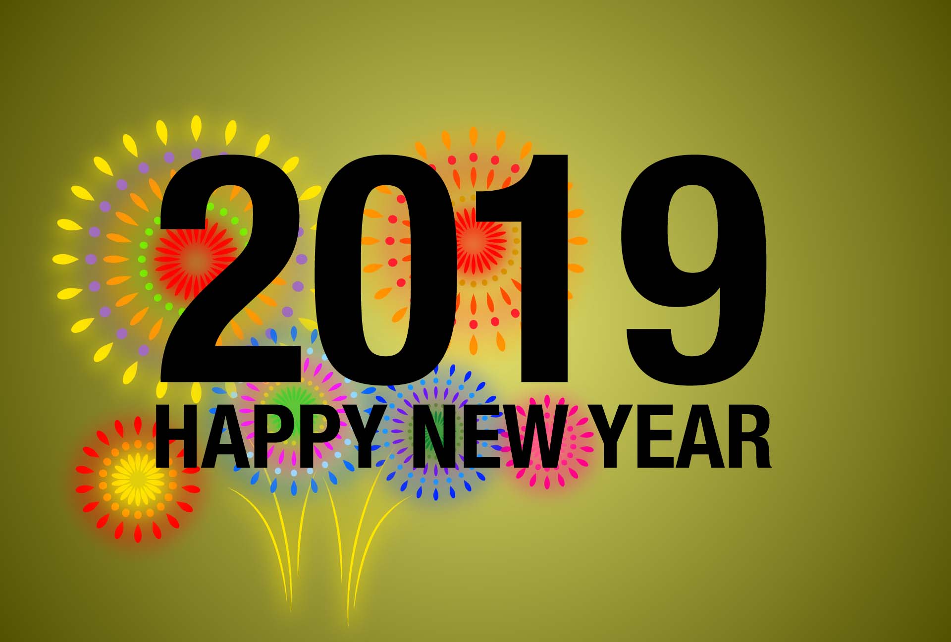 Happy new year 2019 hd wallpaper