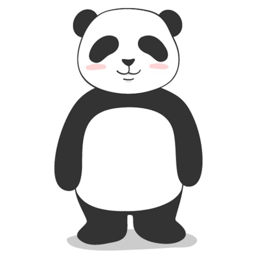 Hình động chú panda dễ dàng thương