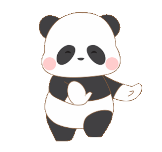Hình động panda dễ dàng thương