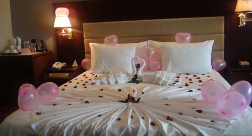 Mẫu trang trí giường cưới cực đẹp