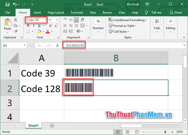 Cách tạo mã vạch trong Word, Excel đơn giản dễ dàng