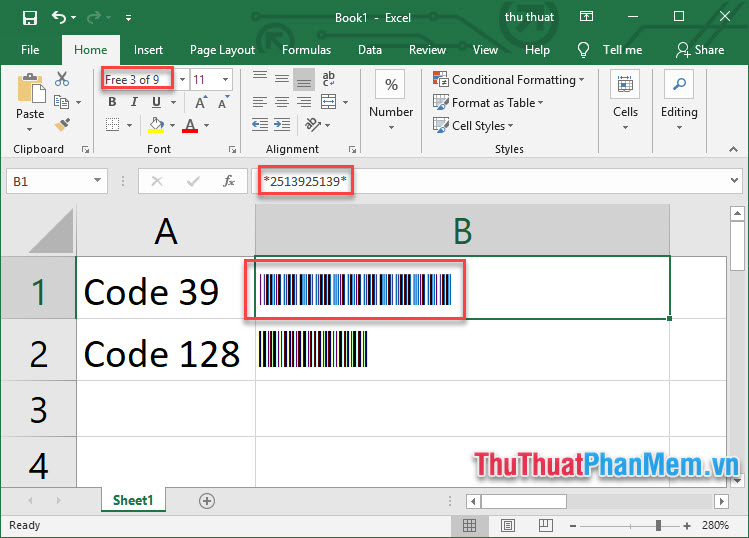 Cách tạo mã vạch trong Word, Excel đơn giản dễ dàng