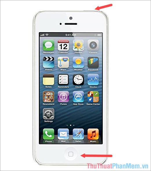 Cách chụp ảnh màn hình trên dòng iPhone 3, 4, 5