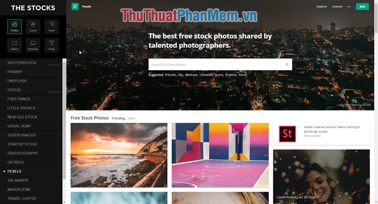 Top 10 trang web cung cấp ảnh chất lượng cao miễn phí