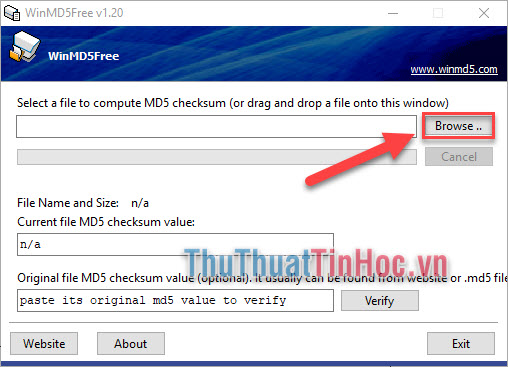 Check mã MD5, kiểm tra mã MD5 của file bất kỳ trên máy tính nhanh chóng, chính xác8
