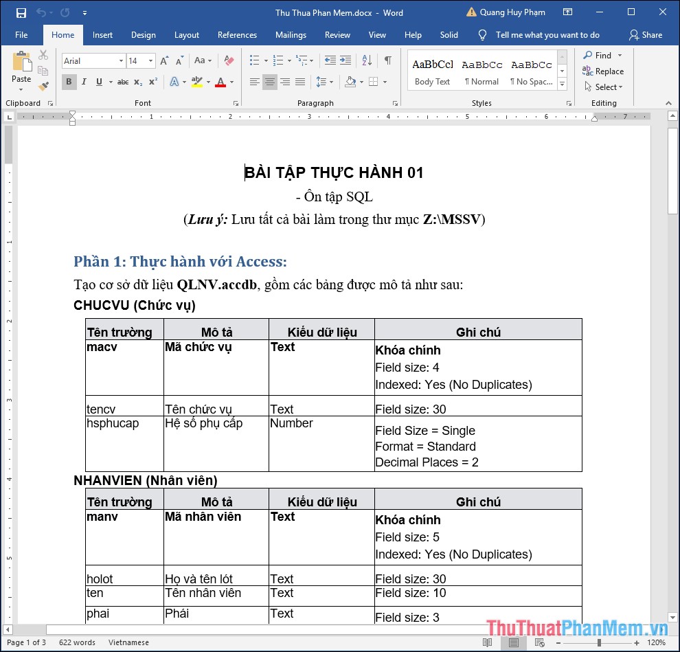 Nhấn vào ảnh để phóng to Chuyển đổi sang word thành công