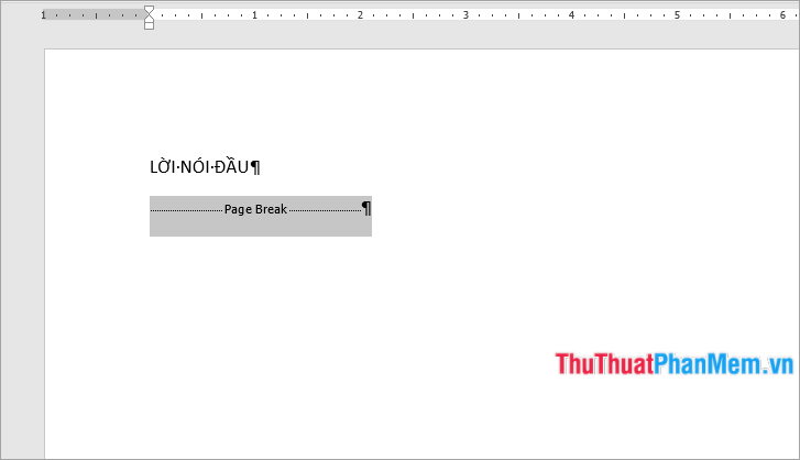 Chọn vào dấu ngắt trang muốn bỏ ngắt trang và chọn Delete