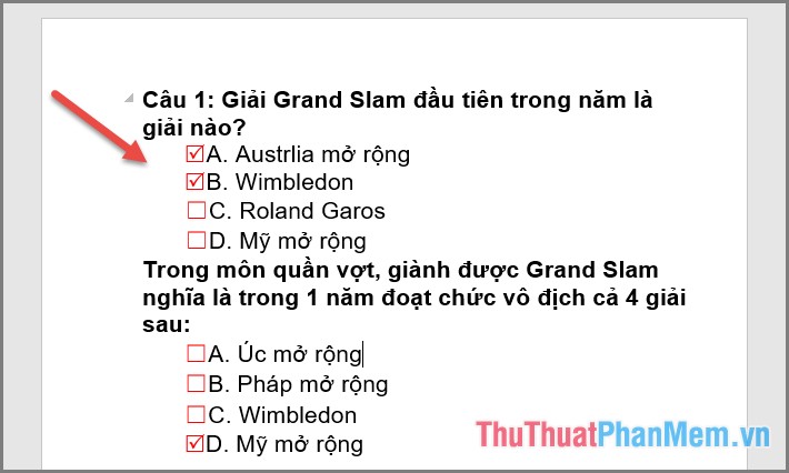 Chỉnh cỡ và màu sắc cho checkbox