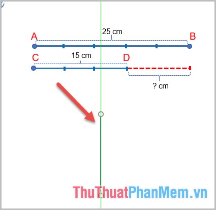 Nhấn giữ phím Shift trong quá trình vẽ để đường thẳng không bị lệch