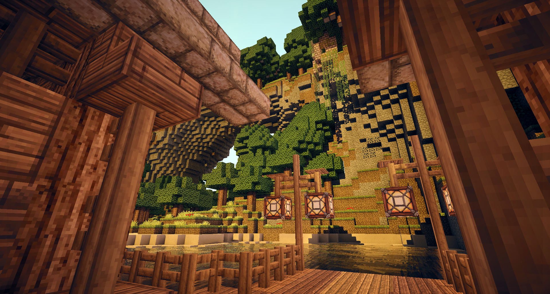 Hình nền Minecraft làng
