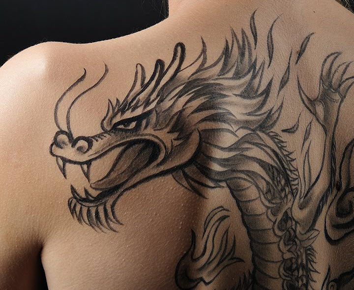 Cách Vẽ Đầu Rồng Kiểu Mặt Quỷ Phong Cách Nhật I Việt Red Tattoo