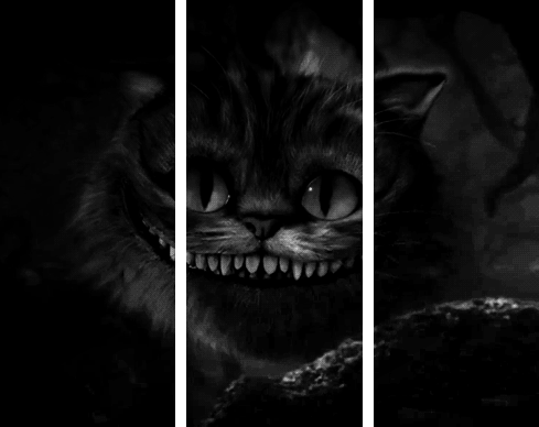 Hình ảnh 3D của mèo Cheshire ở xứ sở thần tiên