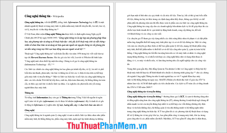 Khung bao quanh trang văn bản
