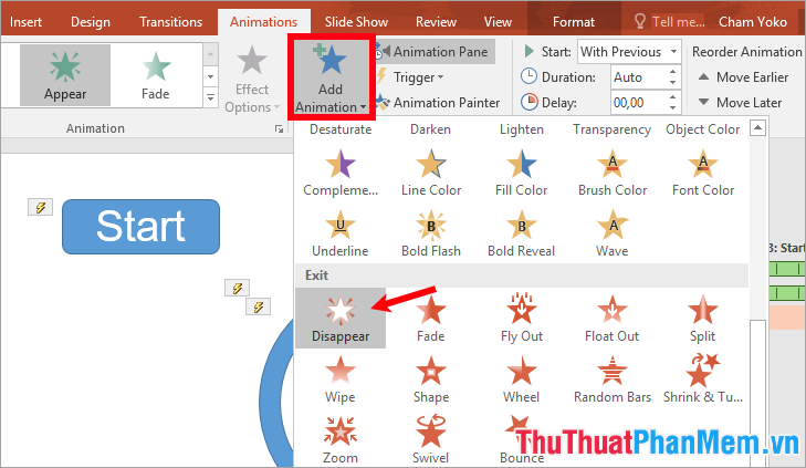 Cách làm đồng hồ đếm ngược trong PowerPoint