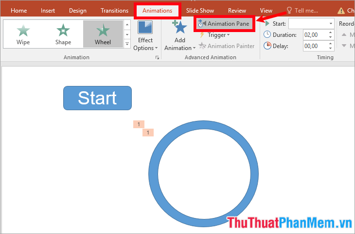 Cách làm đồng hồ đếm ngược trong PowerPoint