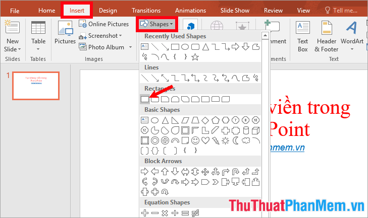 Hướng dẫn tạo khung viền trong Powerpoint